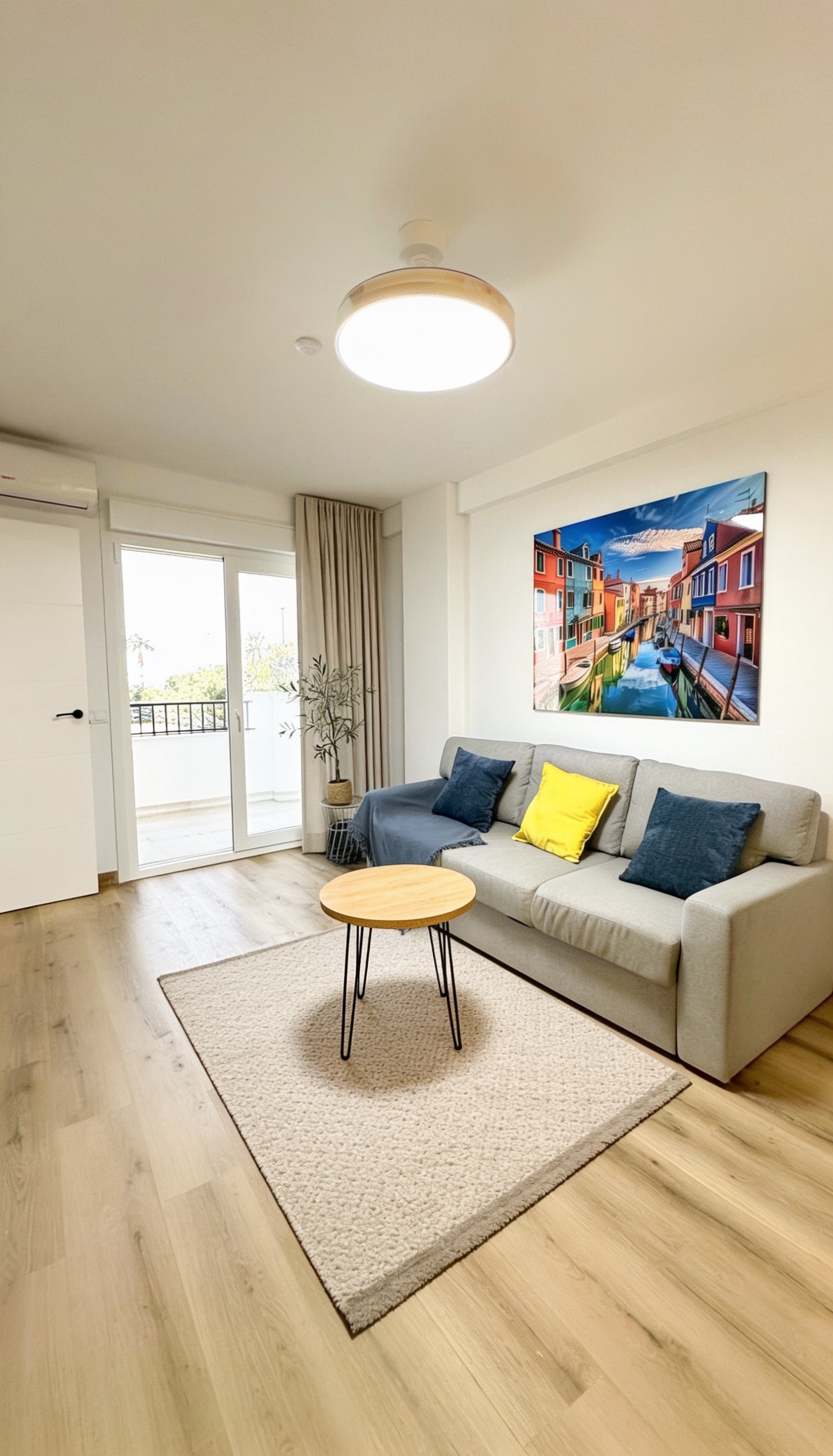 Cozy lounge area with terrace access