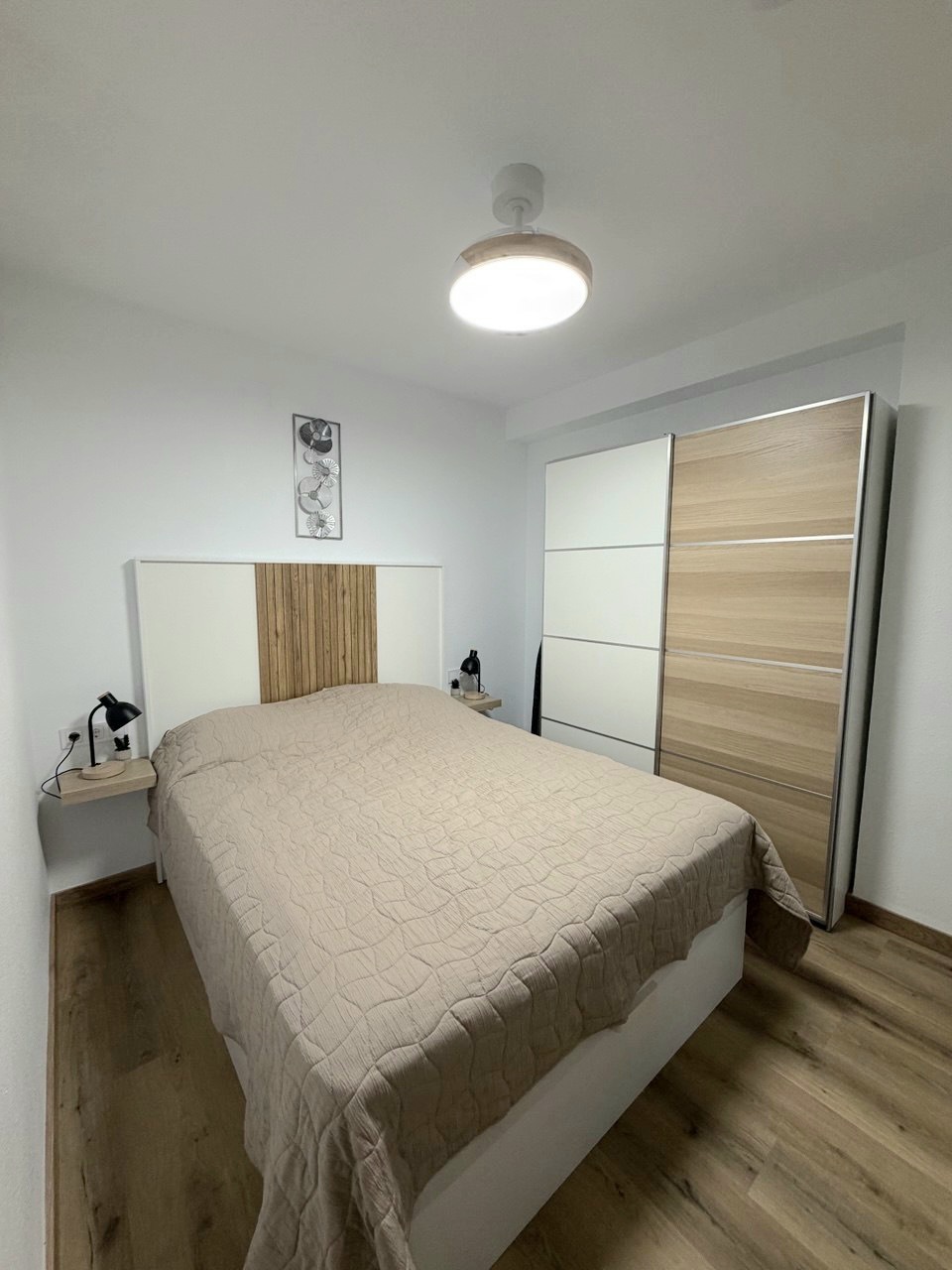 Serene master bedroom with wardrobe