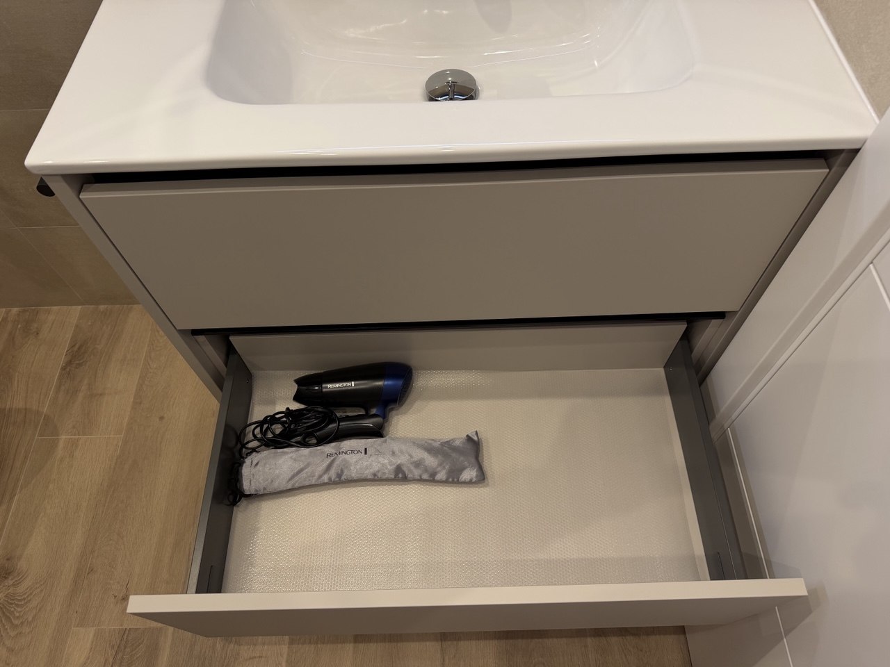 Bathroom detail with walk-in shower