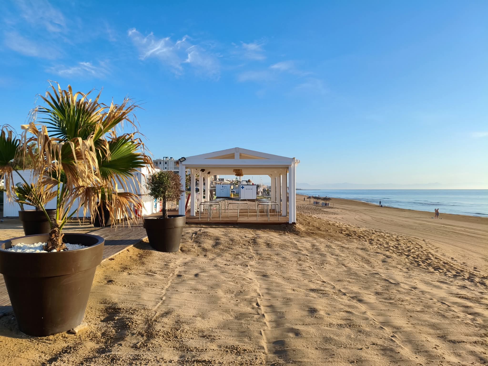 La Mata beach with golden sand and turquoise sea